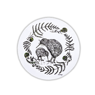 Kiwi coasters, box of 6